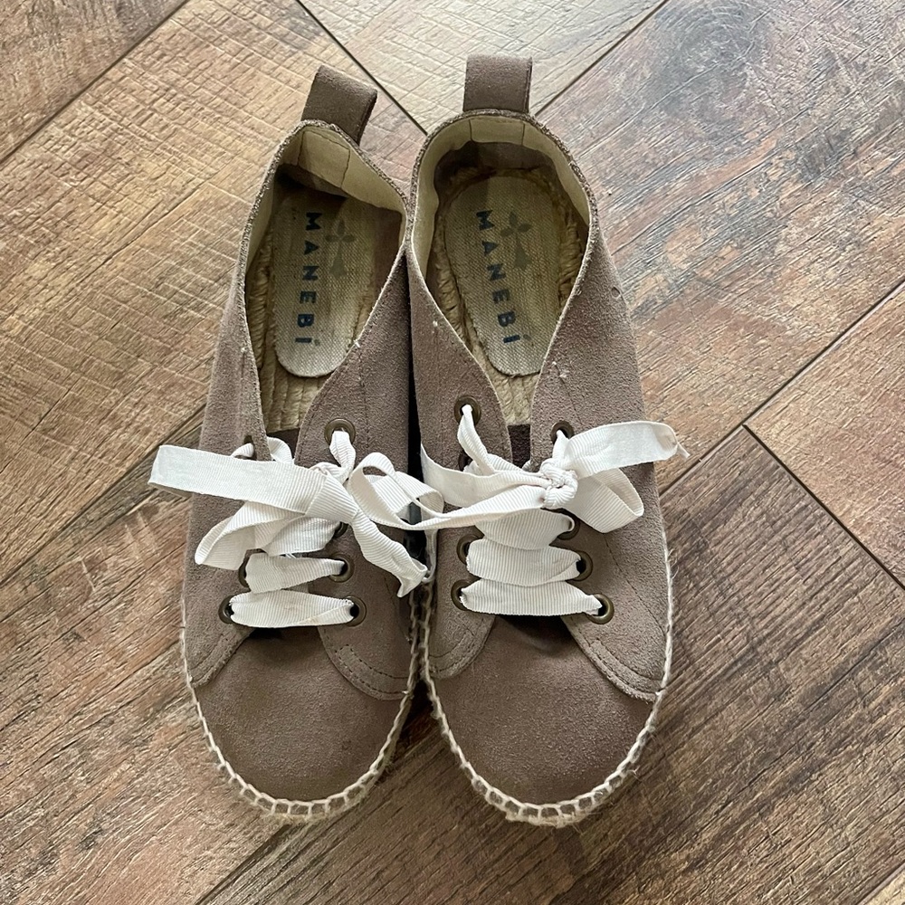 Manebi lace up espadrilles